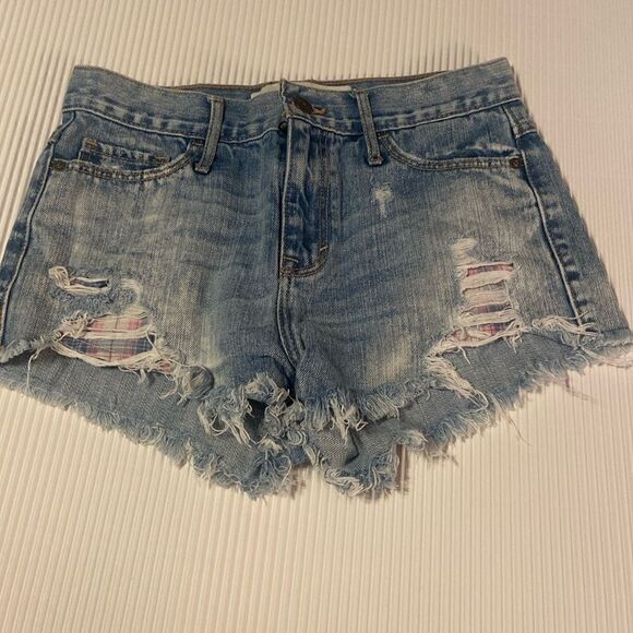 Abercrombie & Fitch Distressed Shorts W25 - Picture 1 of 5